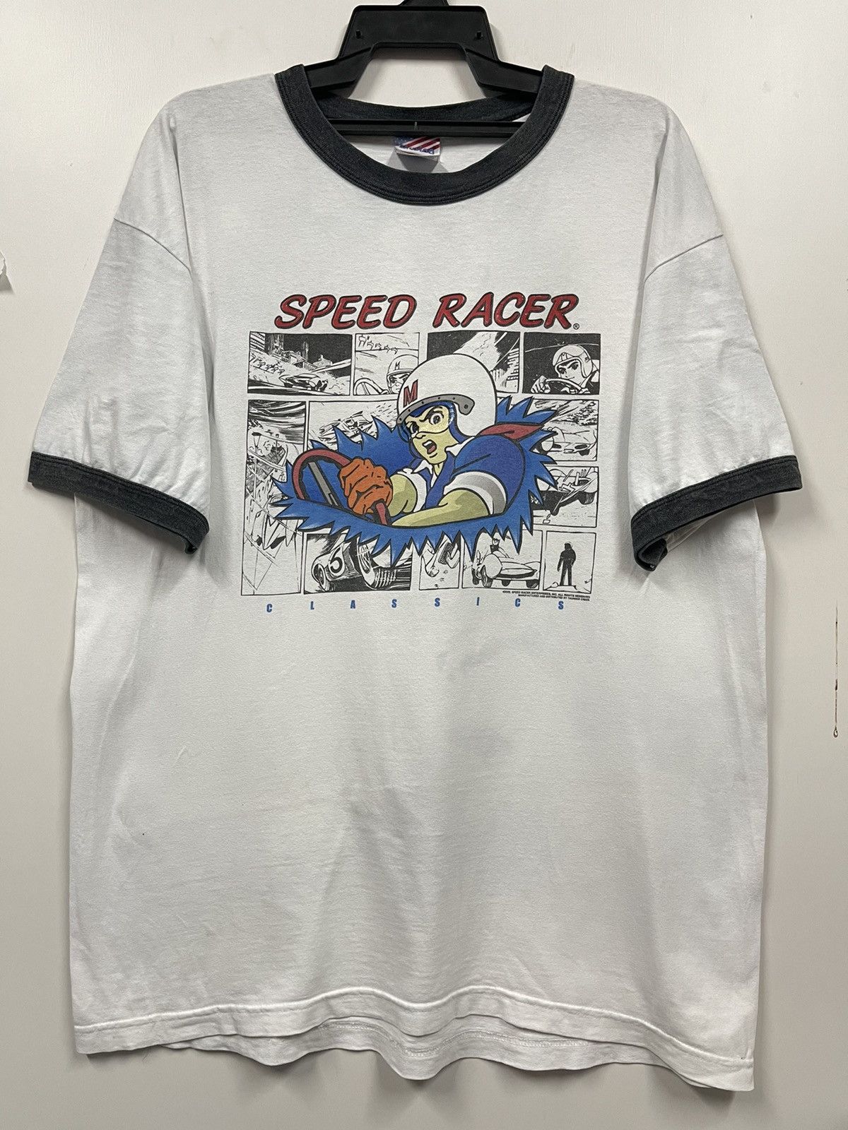 Anime × Cartoon Network × Vintage Vintage Speed Racer Classic Shirt XL Size US XL / EU 56 / 4 - 1 Thumbnail