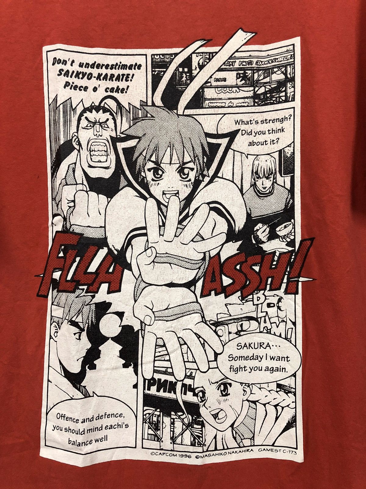 Anime × Cartoon Network × Vintage Vintage street fighter masahiko nakahira capcom 1996 t shirt Size US M / EU 48-50 / 2 - 2 Thumbnail