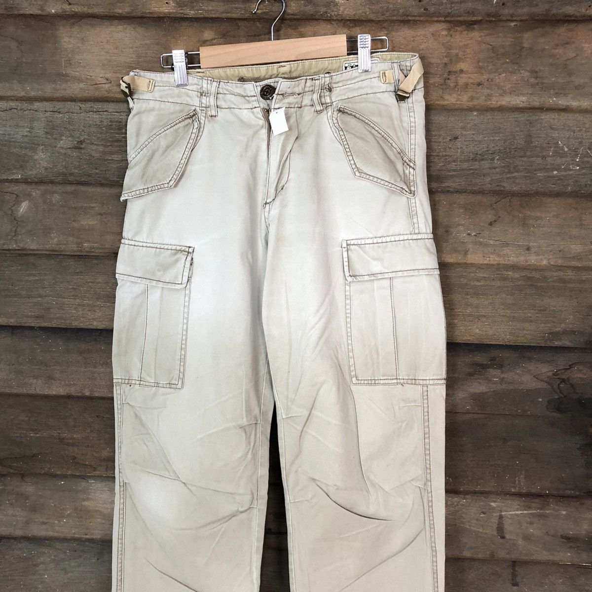 Surplus Research Surplus Brown faded multipocket Cargo Pants #4498 Size US 29 - 2 Thumbnail