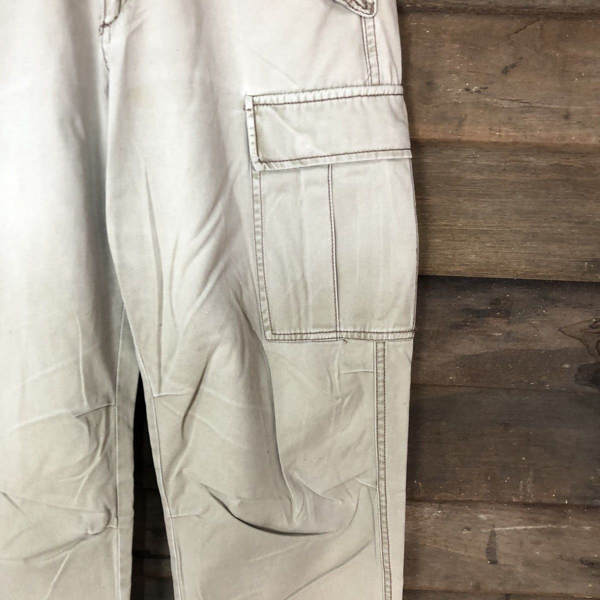 Surplus Research Surplus Brown faded multipocket Cargo Pants #4498 Size US 29 - 7 Thumbnail
