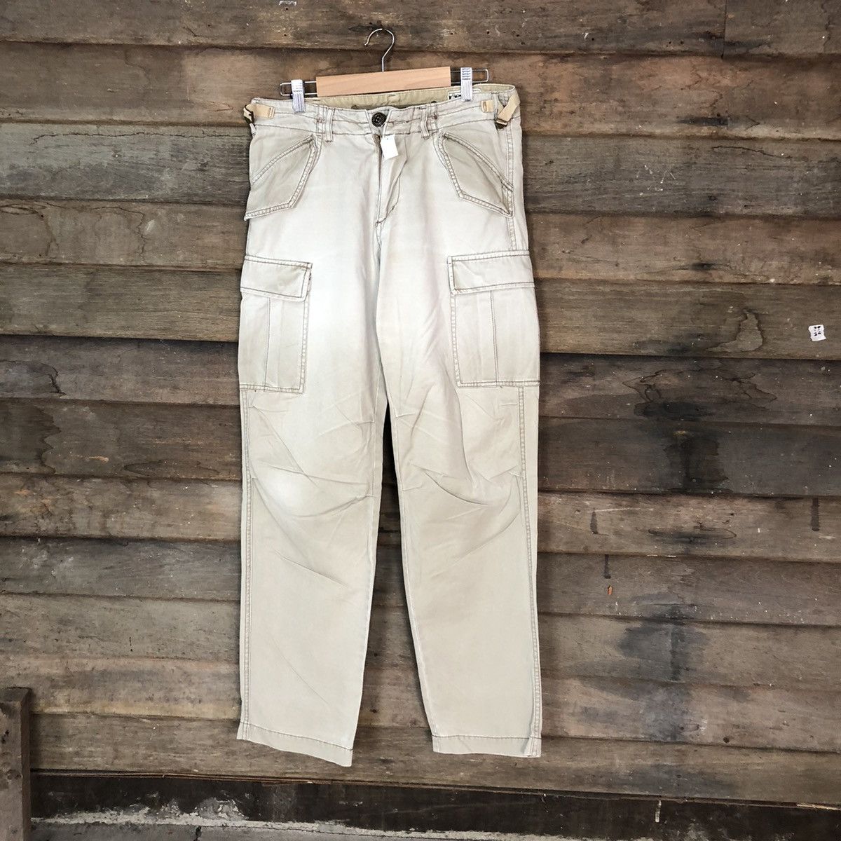 Surplus Research Surplus Brown faded multipocket Cargo Pants #4498 Size US 29 - 1 Thumbnail