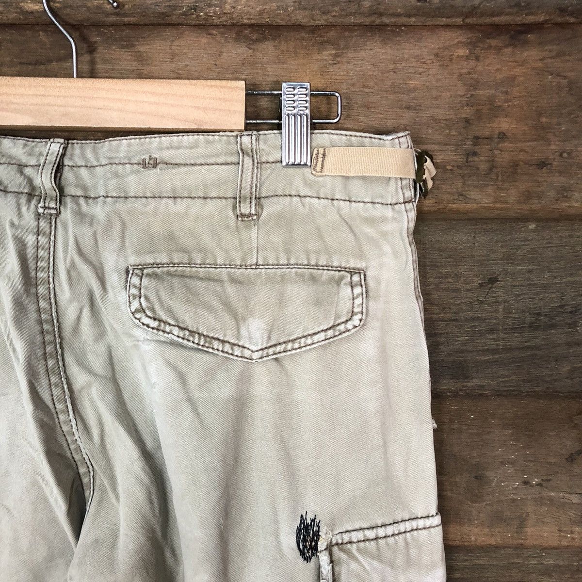 Surplus Research Surplus Brown faded multipocket Cargo Pants #4498 Size US 29 - 15 Thumbnail