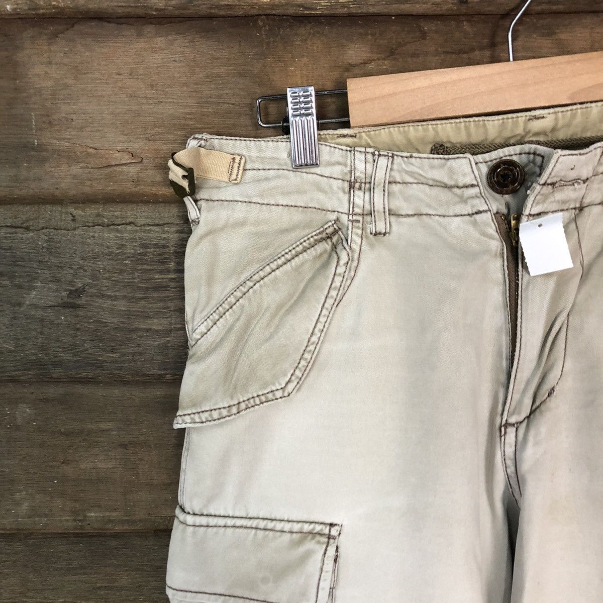 Surplus Research Surplus Brown faded multipocket Cargo Pants #4498 Size US 29 - 4 Thumbnail