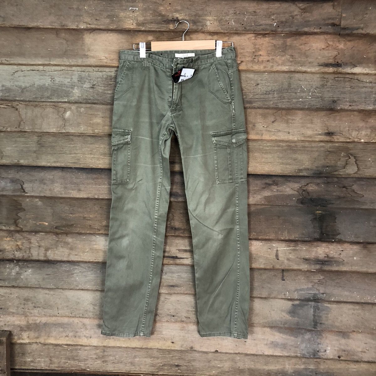 image of Shuca Global Work Multipocket Tactical Cargo Pants 4650 in Green, Men's (Size 27)