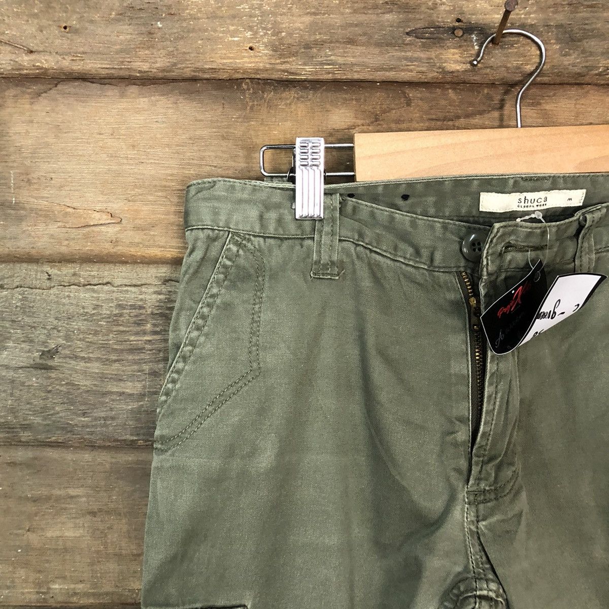 Global Work × Japanese Brand Shuca Global Work multipocket tactical Cargo Pants #4650 Size US 28 / EU 44 - 4 Thumbnail