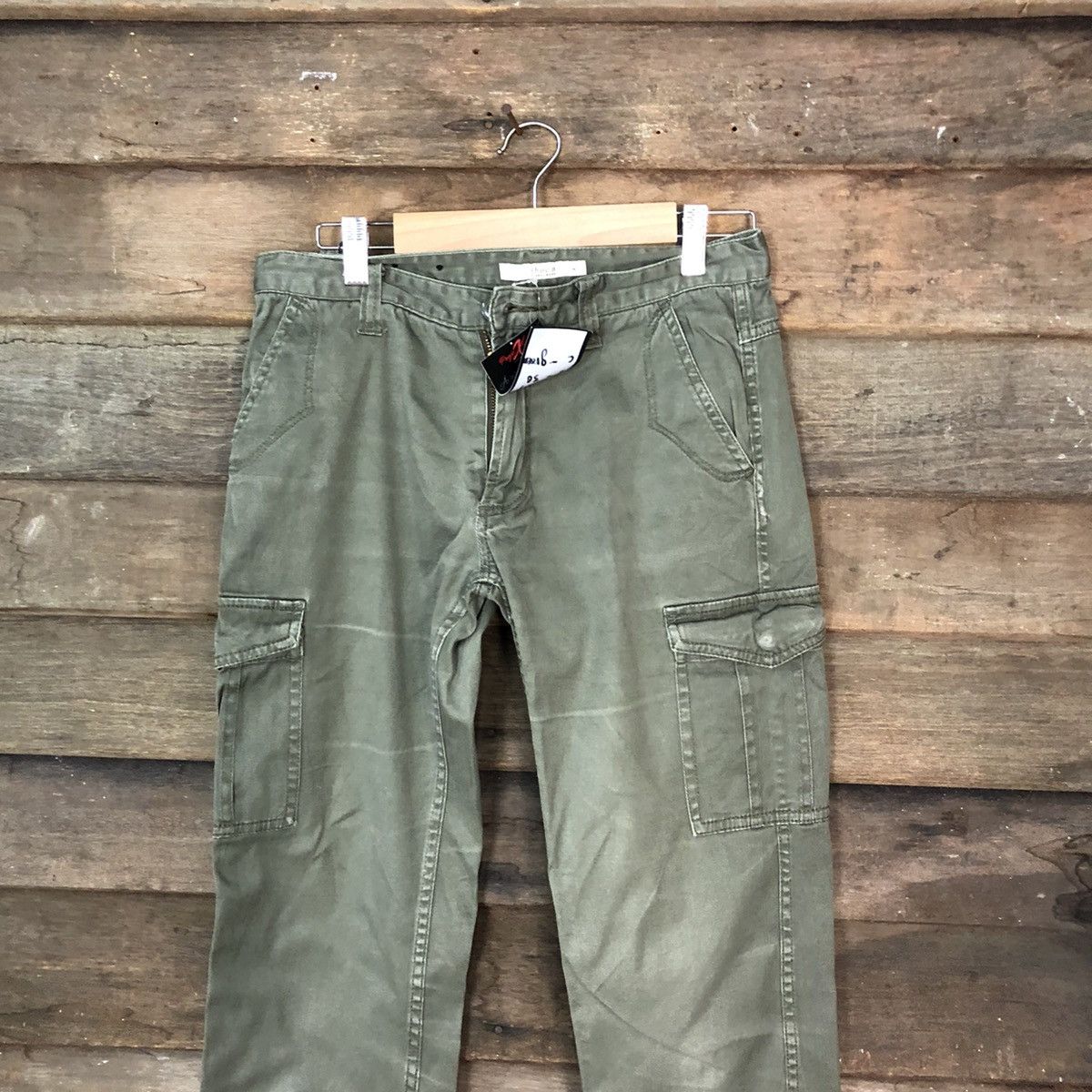 Global Work × Japanese Brand Shuca Global Work multipocket tactical Cargo Pants #4650 Size US 28 / EU 44 - 2 Thumbnail