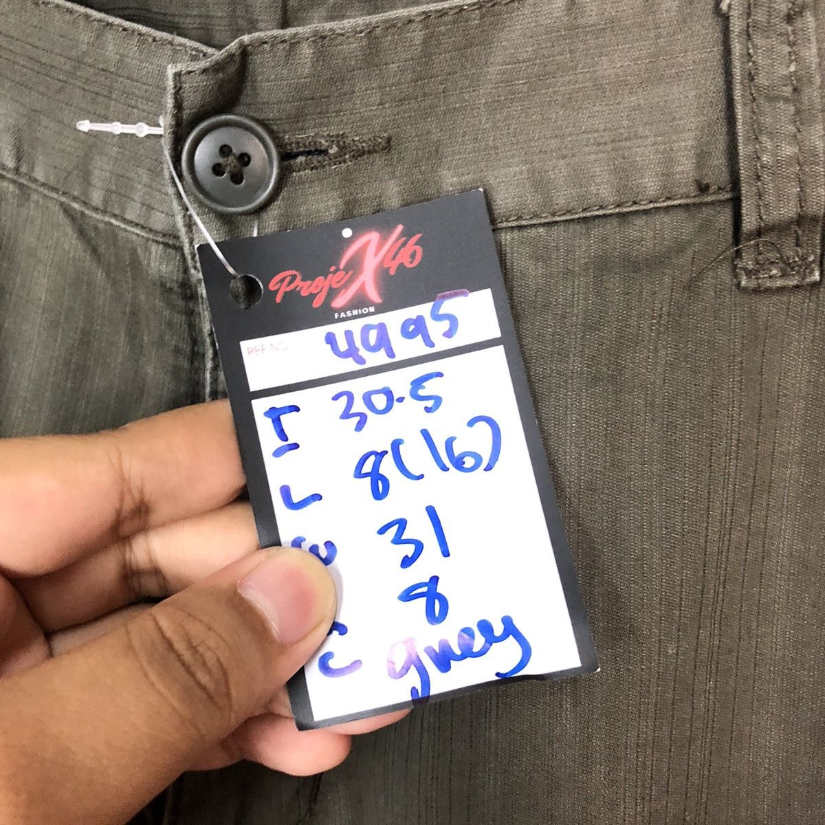 Japanese Brand Michel Klein Green multipocket tactical Cargo Pants #4995 Size US 32 / EU 48 - 10 Thumbnail