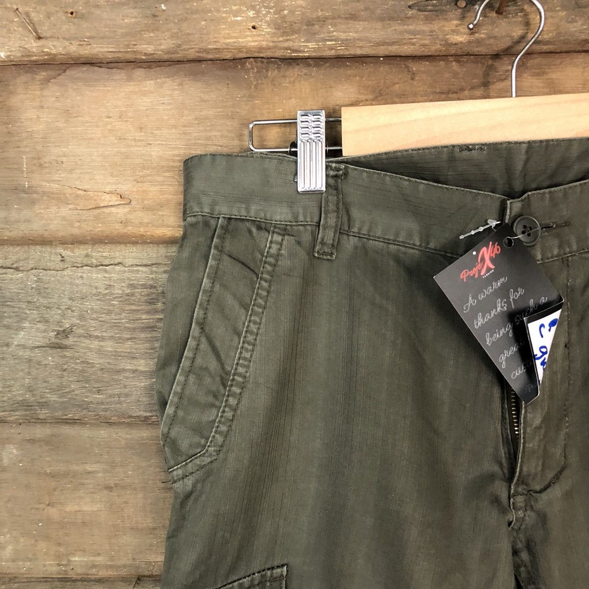 Japanese Brand Michel Klein Green multipocket tactical Cargo Pants #4995 Size US 32 / EU 48 - 4 Thumbnail