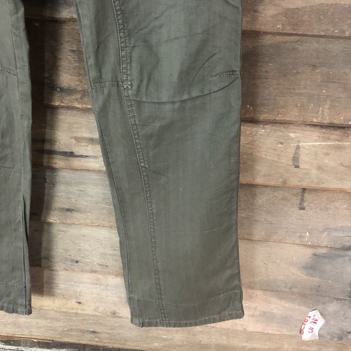 Japanese Brand Michel Klein Green multipocket tactical Cargo Pants #4995 Size US 32 / EU 48 - 9 Thumbnail