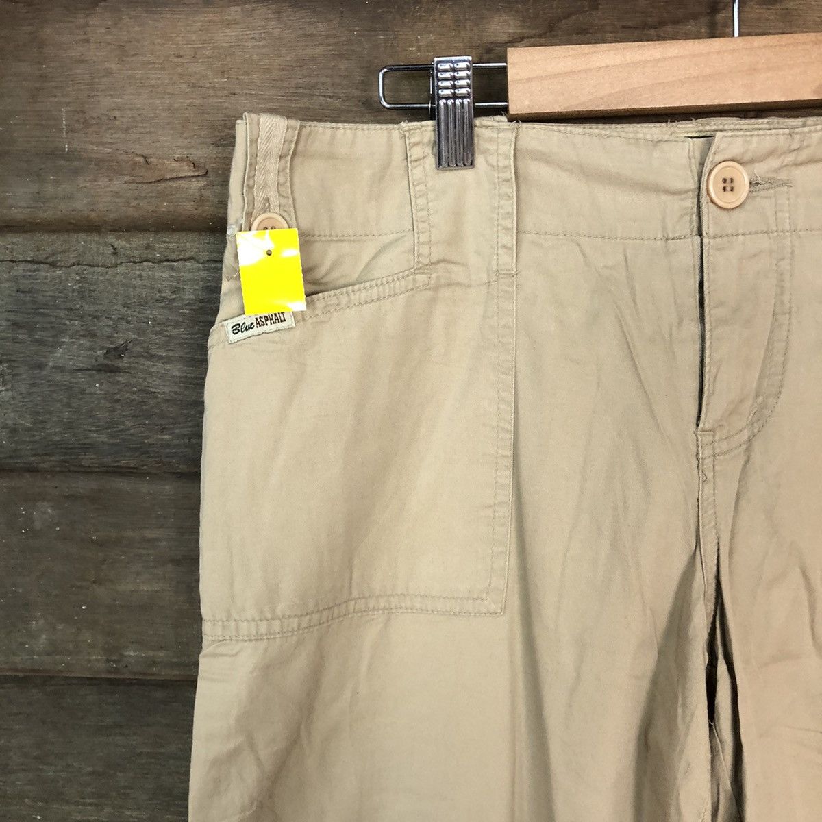 Japanese Brand DL Blue Asphatt Brown utility Cargo Pants #3342 Size 32" / US 10 / IT 46 - 4 Thumbnail