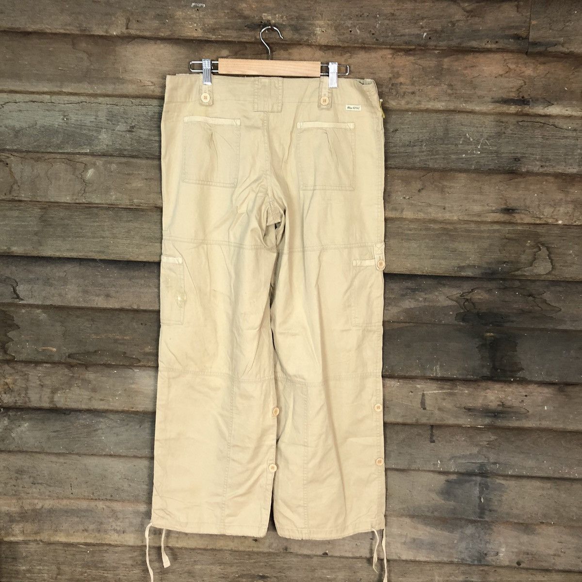 Japanese Brand DL Blue Asphatt Brown utility Cargo Pants #3342 Size 32" / US 10 / IT 46 - 11 Thumbnail