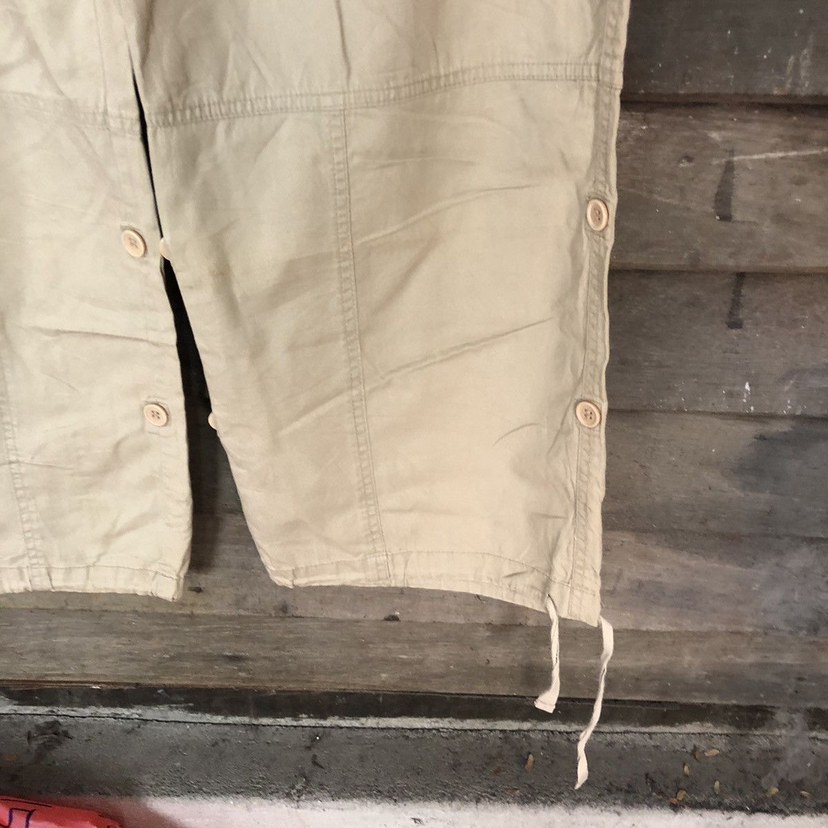 Japanese Brand DL Blue Asphatt Brown utility Cargo Pants #3342 Size 32" / US 10 / IT 46 - 9 Thumbnail