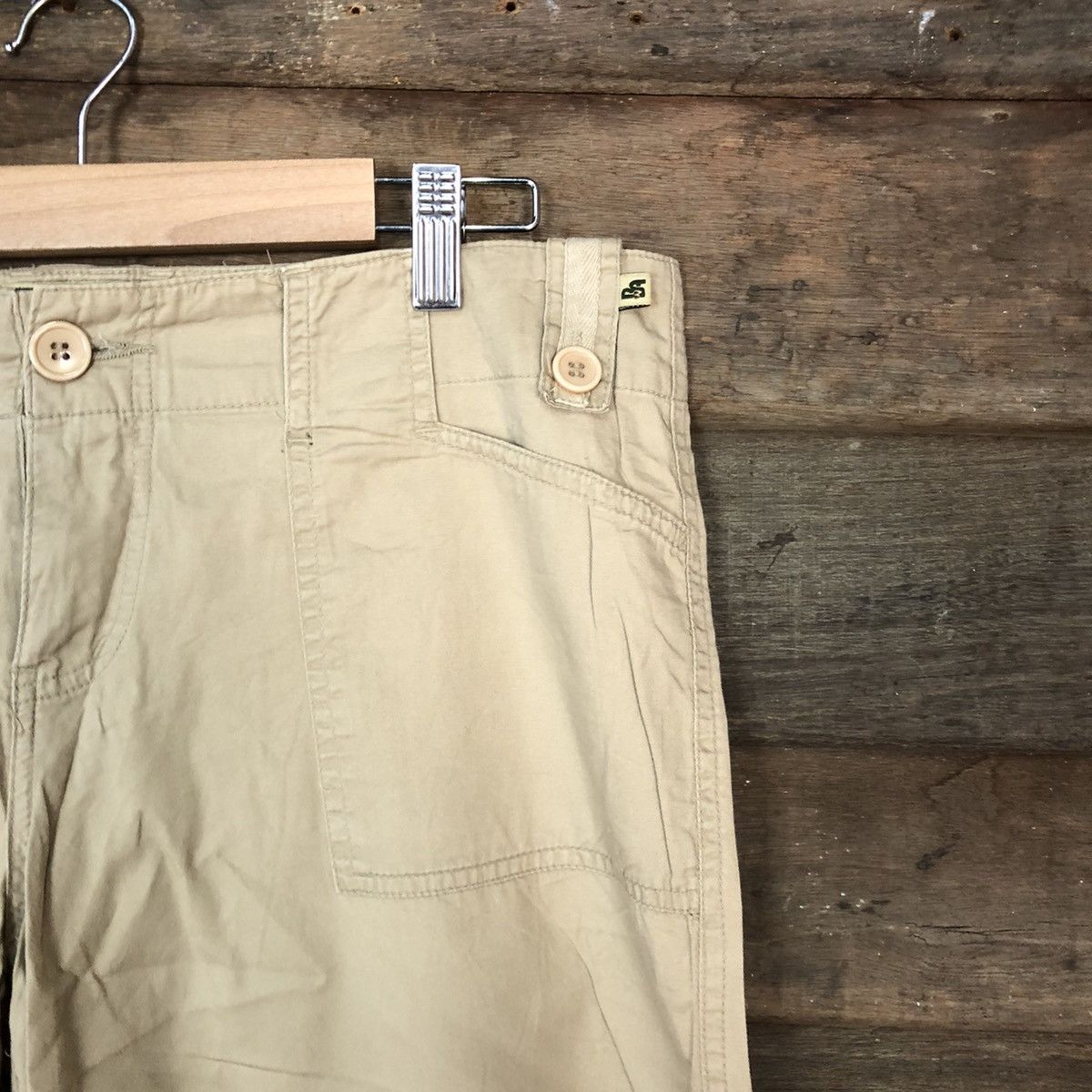 Japanese Brand DL Blue Asphatt Brown utility Cargo Pants #3342 Size 32" / US 10 / IT 46 - 5 Thumbnail