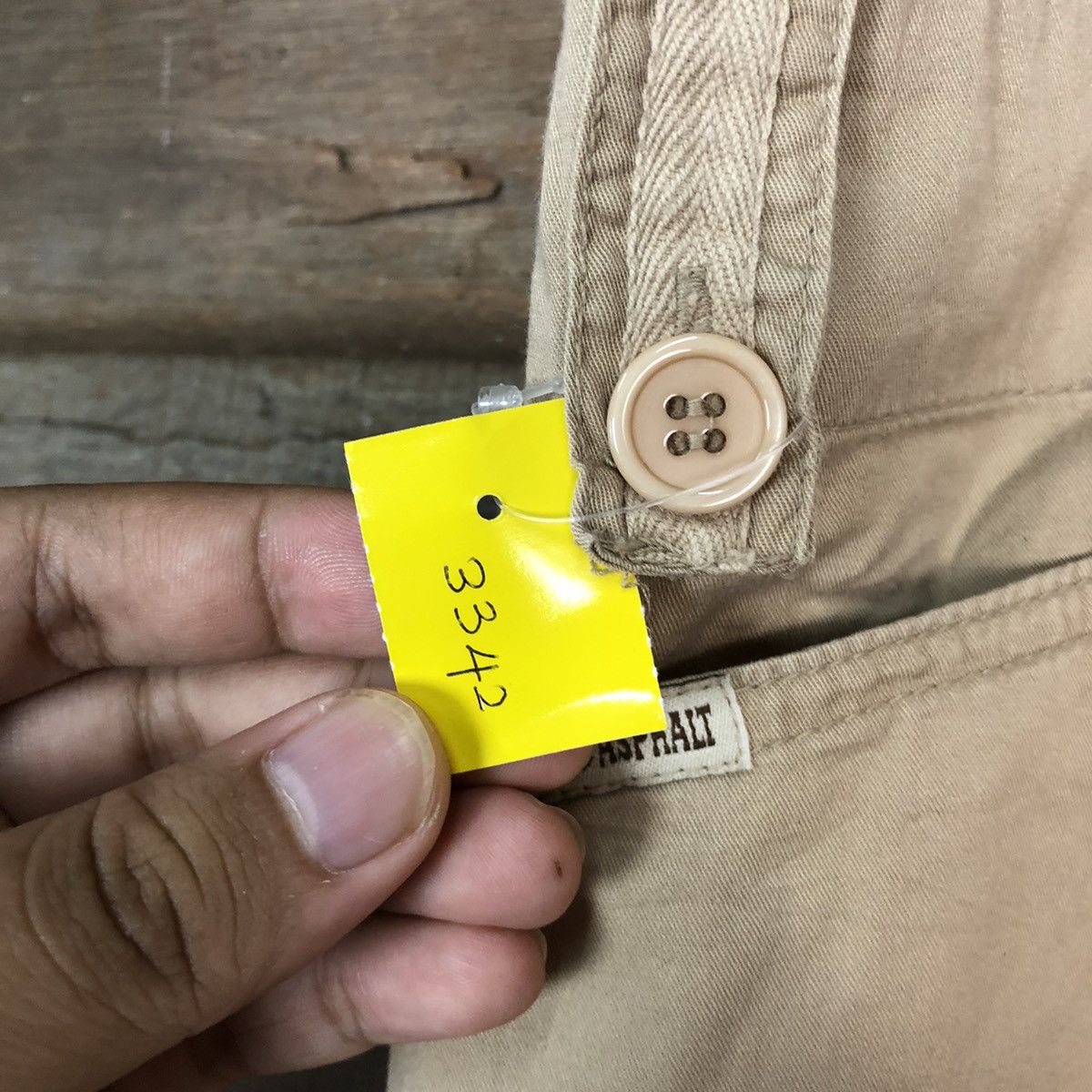 Japanese Brand DL Blue Asphatt Brown utility Cargo Pants #3342 Size 32" / US 10 / IT 46 - 10 Thumbnail