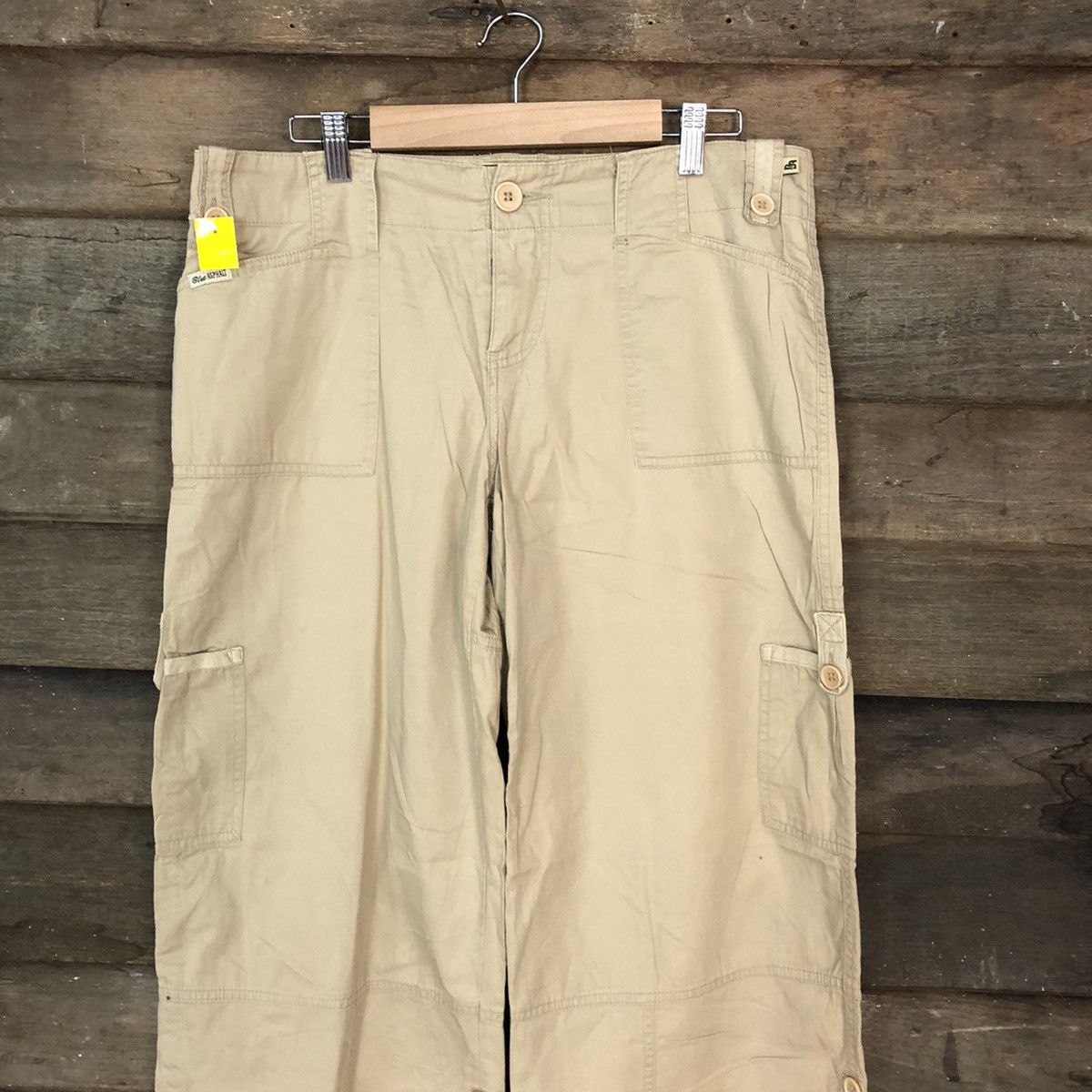 Japanese Brand DL Blue Asphatt Brown utility Cargo Pants #3342 Size 32" / US 10 / IT 46 - 2 Thumbnail