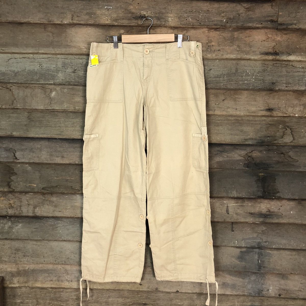 Japanese Brand DL Blue Asphatt Brown utility Cargo Pants #3342 Size 32" / US 10 / IT 46 - 1 Thumbnail