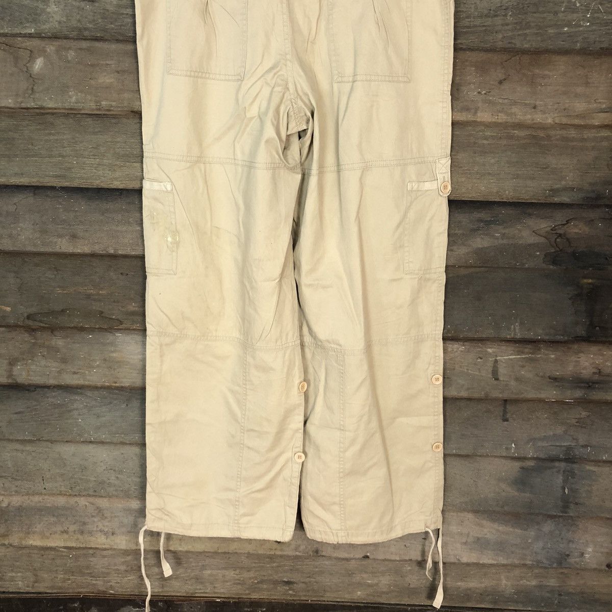 Japanese Brand DL Blue Asphatt Brown utility Cargo Pants #3342 Size 32" / US 10 / IT 46 - 13 Thumbnail