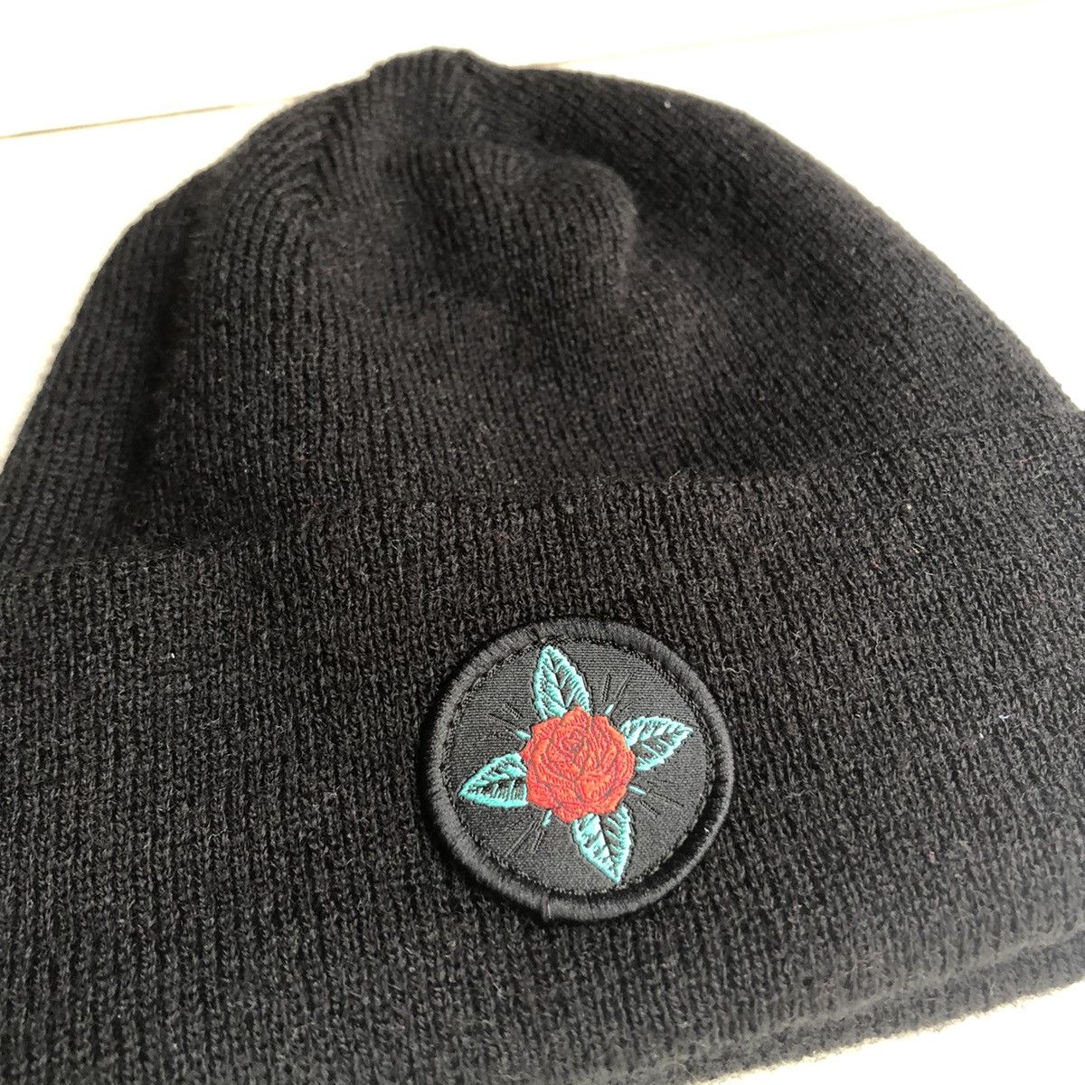 Santa Cruz Skateboards santa Cruz Rose Logo Beanie BLACK Size ONE SIZE - 1 Thumbnail
