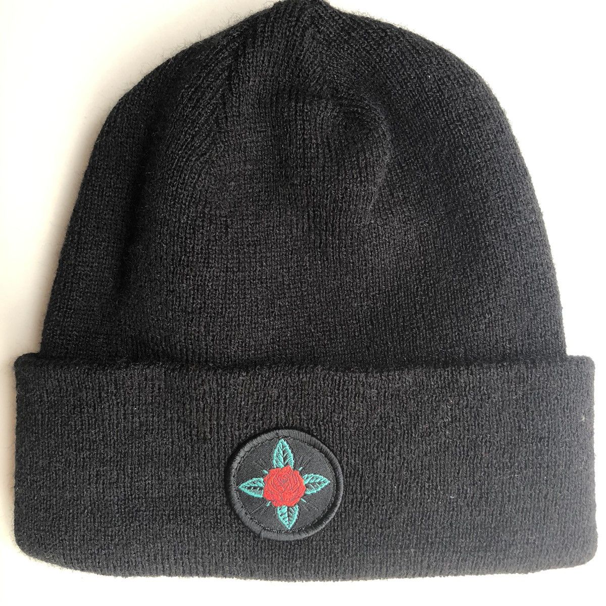 Santa Cruz Skateboards santa Cruz Rose Logo Beanie BLACK Size ONE SIZE - 2 Thumbnail