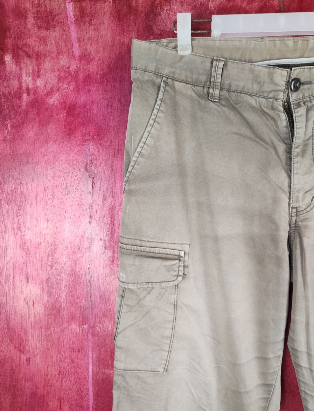 Japanese Brand × Uniqlo Uniqlo Brown Faded Multi Pocket Tactical Cargo Pants #S620 Size US 33 - 3 Thumbnail