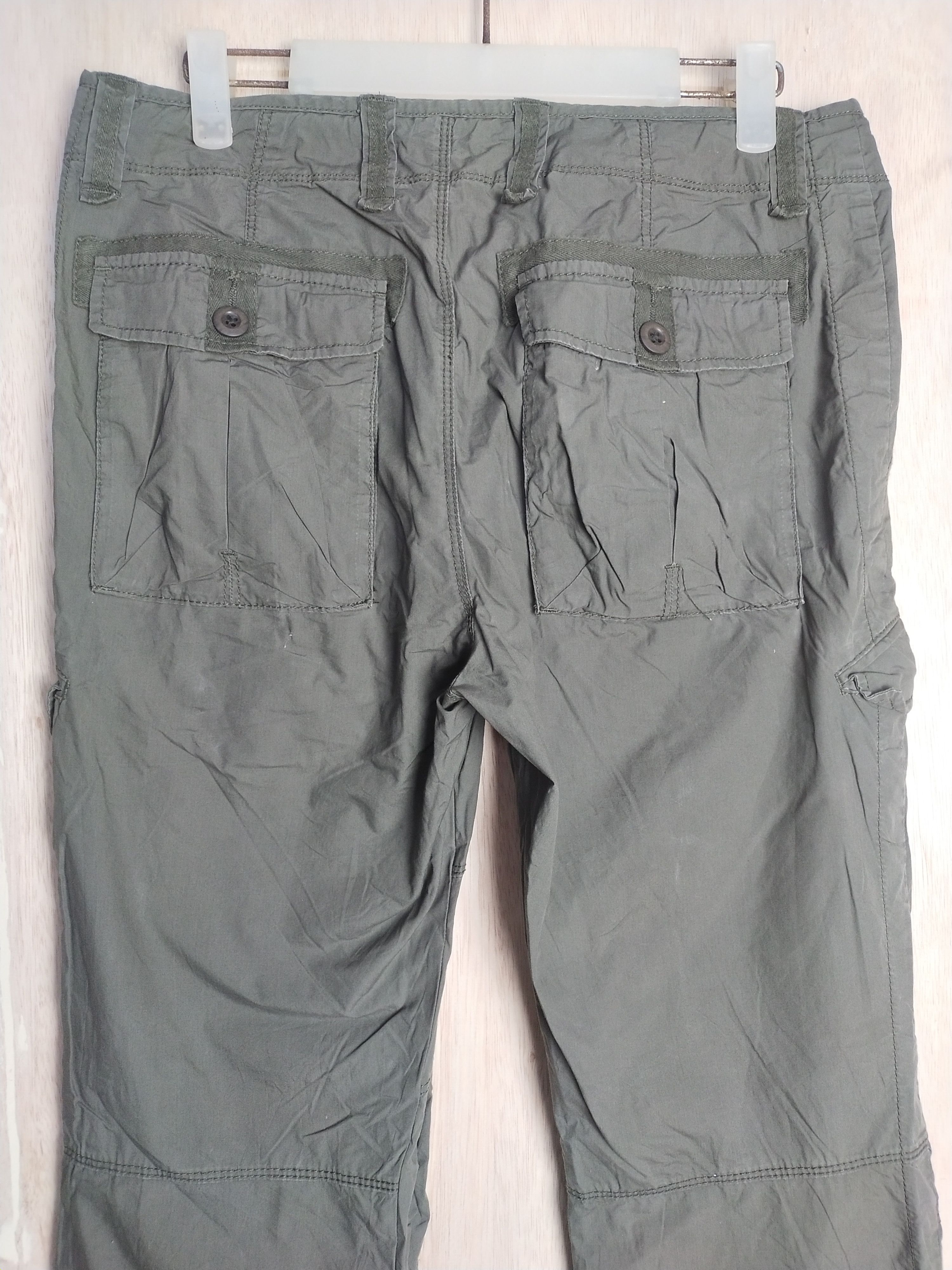 Japanese Brand Uniqlo Green hiking multipocket Cargo Pants #2877 Size US 32 / EU 48 - 11 Thumbnail