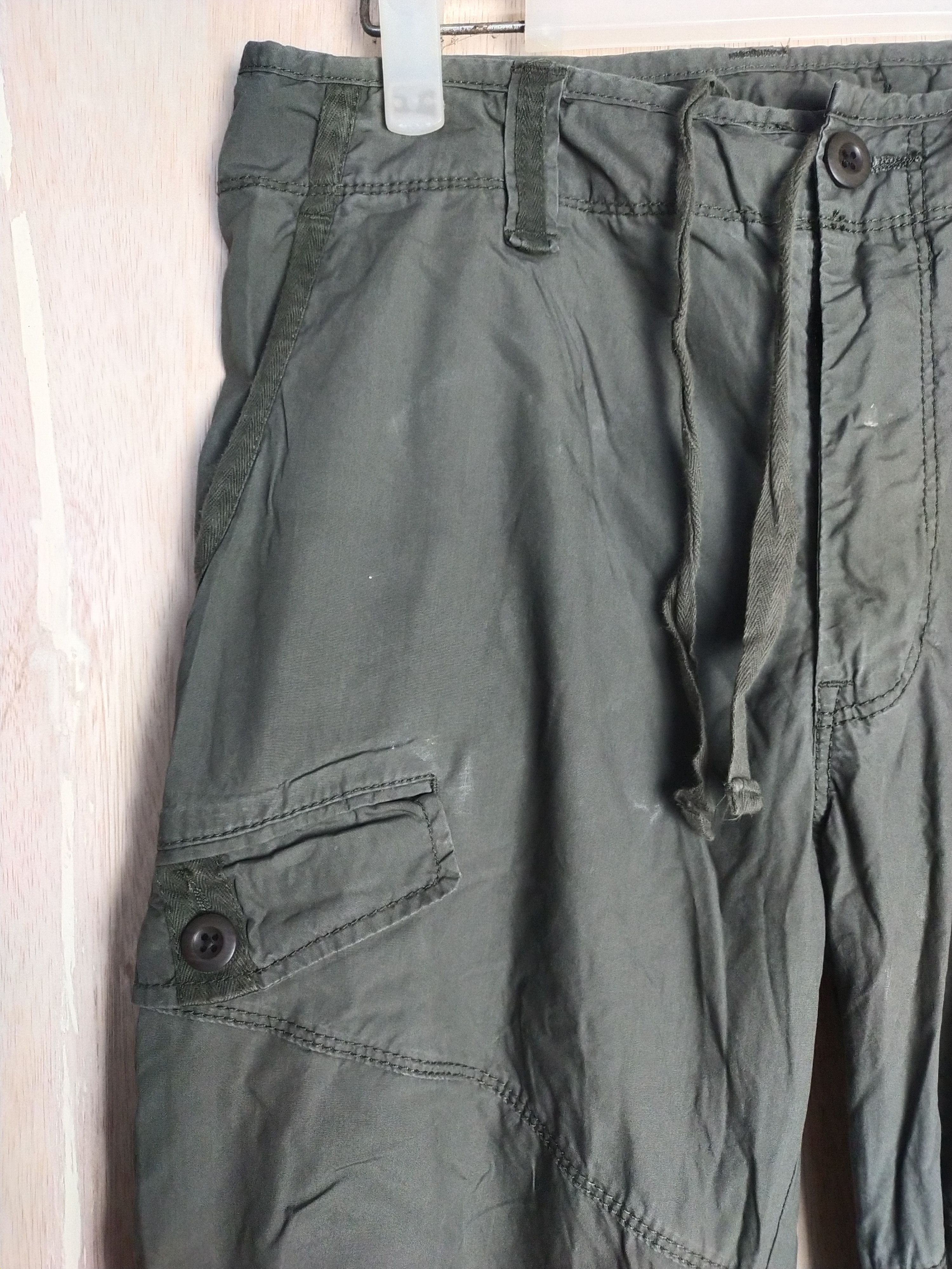 Japanese Brand Uniqlo Green hiking multipocket Cargo Pants #2877 Size US 32 / EU 48 - 4 Thumbnail