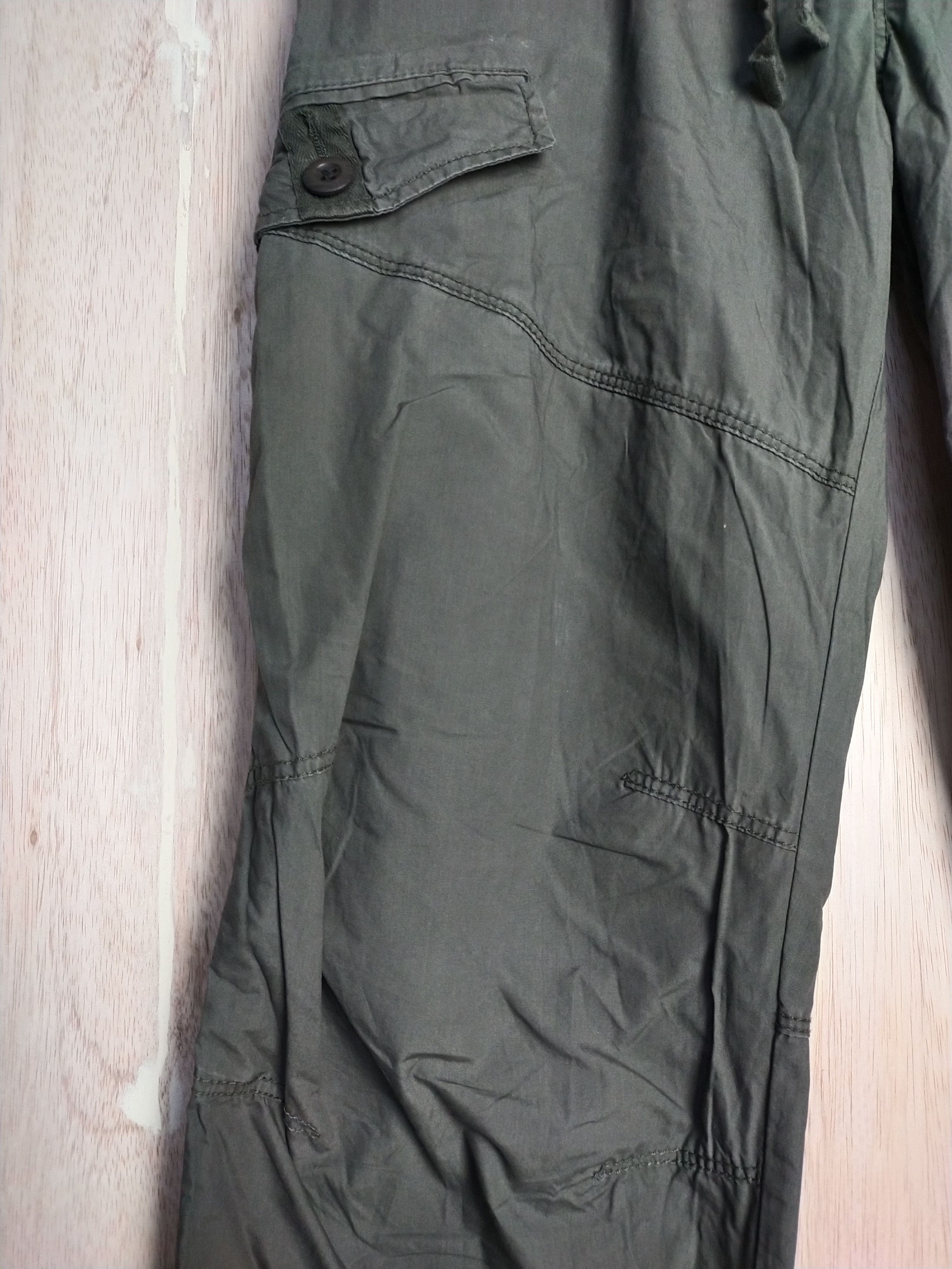 Japanese Brand Uniqlo Green hiking multipocket Cargo Pants #2877 Size US 32 / EU 48 - 6 Thumbnail