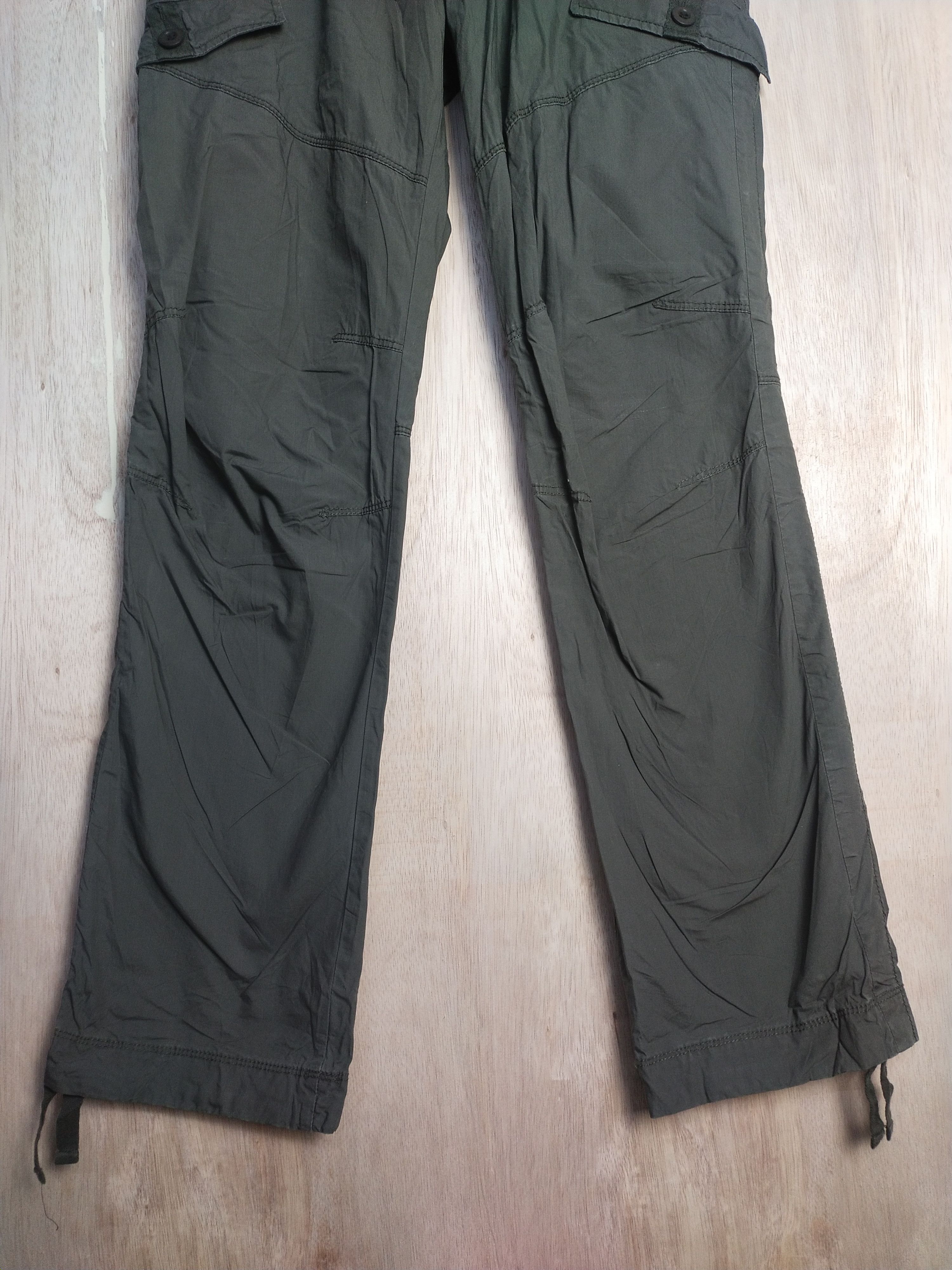 Japanese Brand Uniqlo Green hiking multipocket Cargo Pants #2877 Size US 32 / EU 48 - 3 Thumbnail