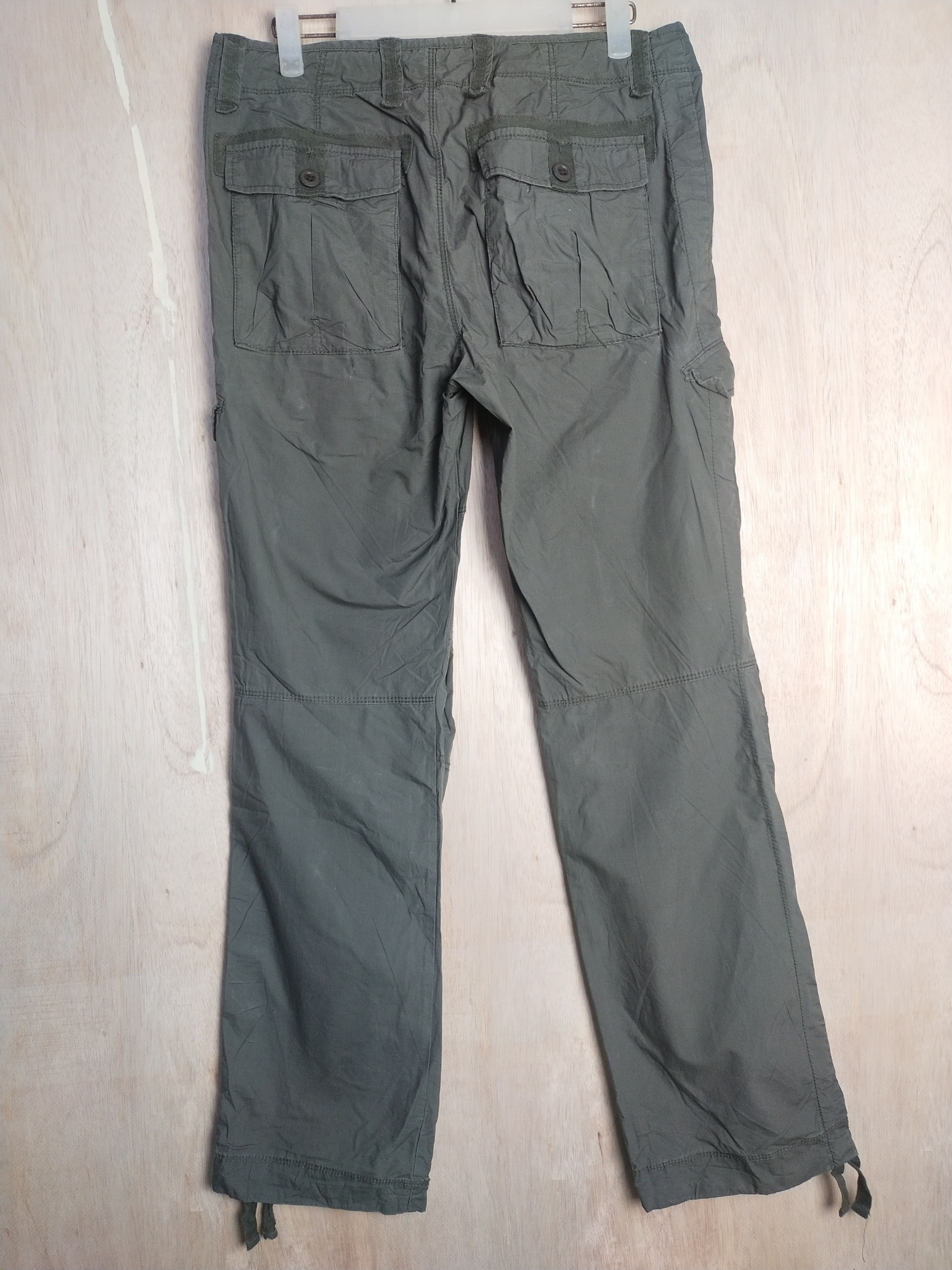 Japanese Brand Uniqlo Green hiking multipocket Cargo Pants #2877 Size US 32 / EU 48 - 10 Thumbnail
