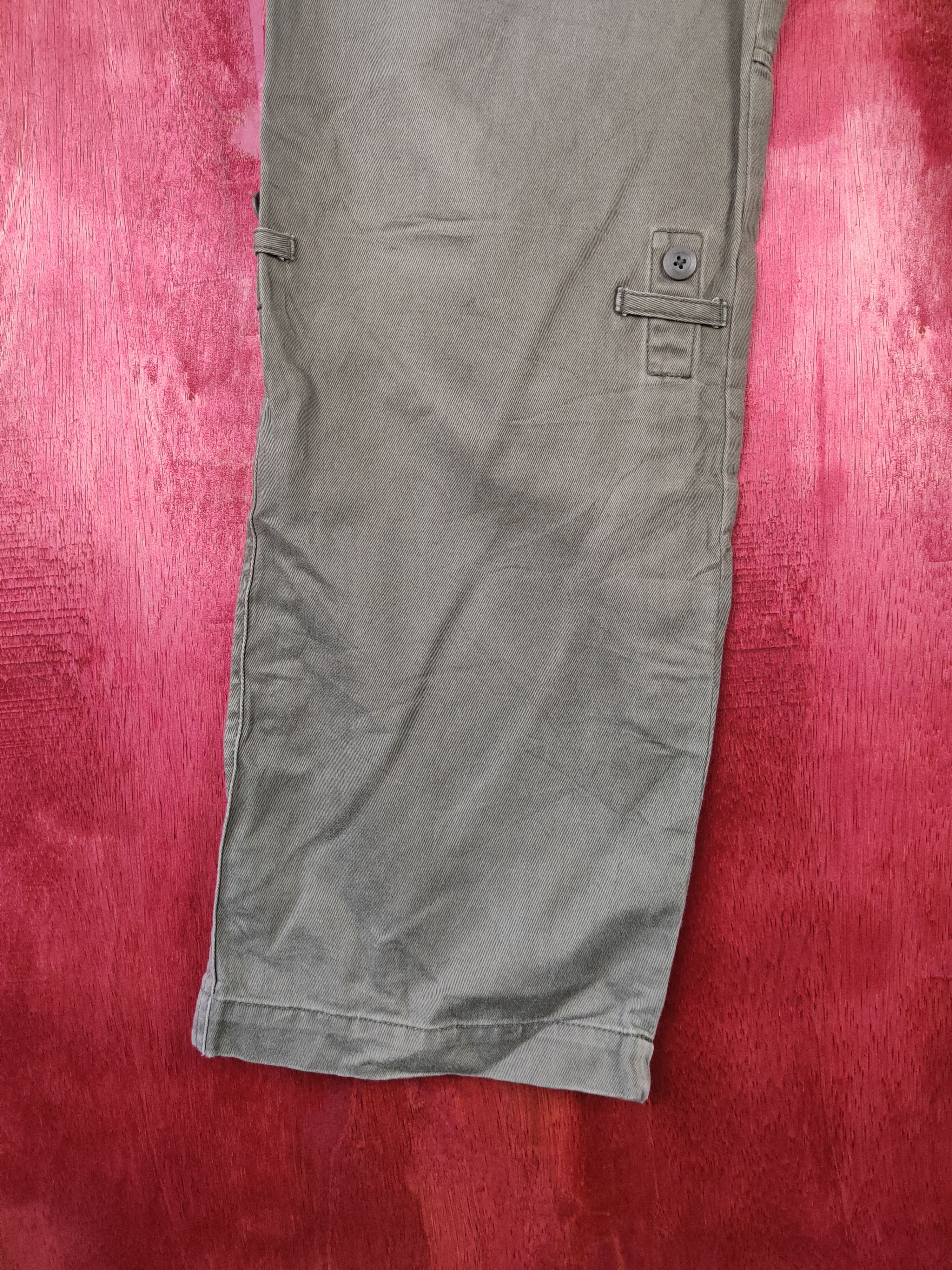 Japanese Brand DL Uniqlo japan faded Tactical Gray cargo Pants #4547 Size US 34 / EU 50 - 6 Thumbnail