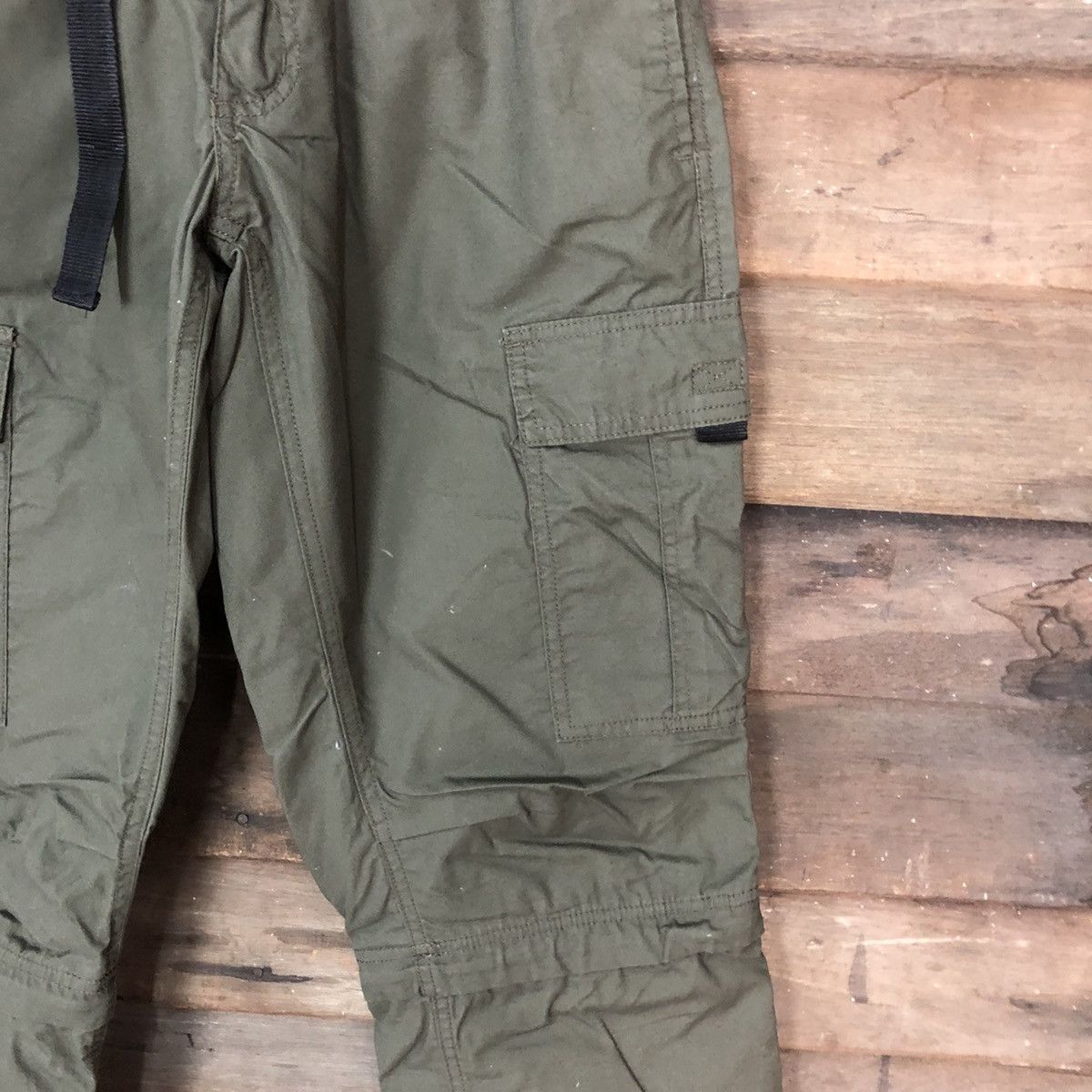 Japanese Brand Anti label hiking track multi pocket Green Cargo Pants #4471 Size US 30 / EU 46 - 7 Thumbnail