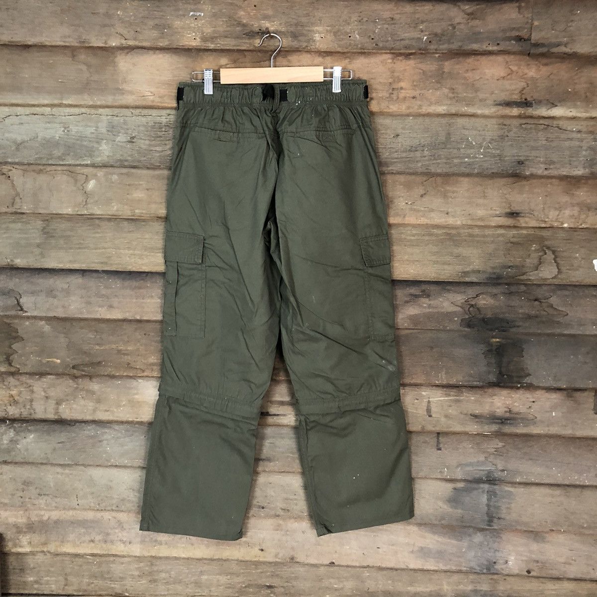 Japanese Brand Anti label hiking track multi pocket Green Cargo Pants #4471 Size US 30 / EU 46 - 11 Thumbnail