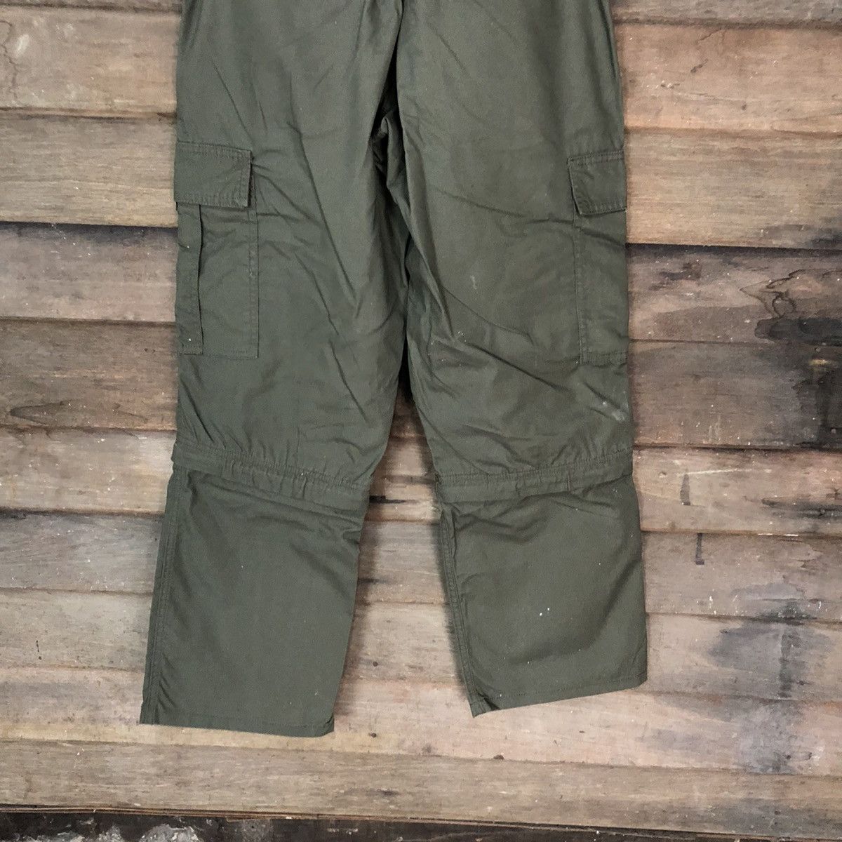 Japanese Brand Anti label hiking track multi pocket Green Cargo Pants #4471 Size US 30 / EU 46 - 13 Thumbnail