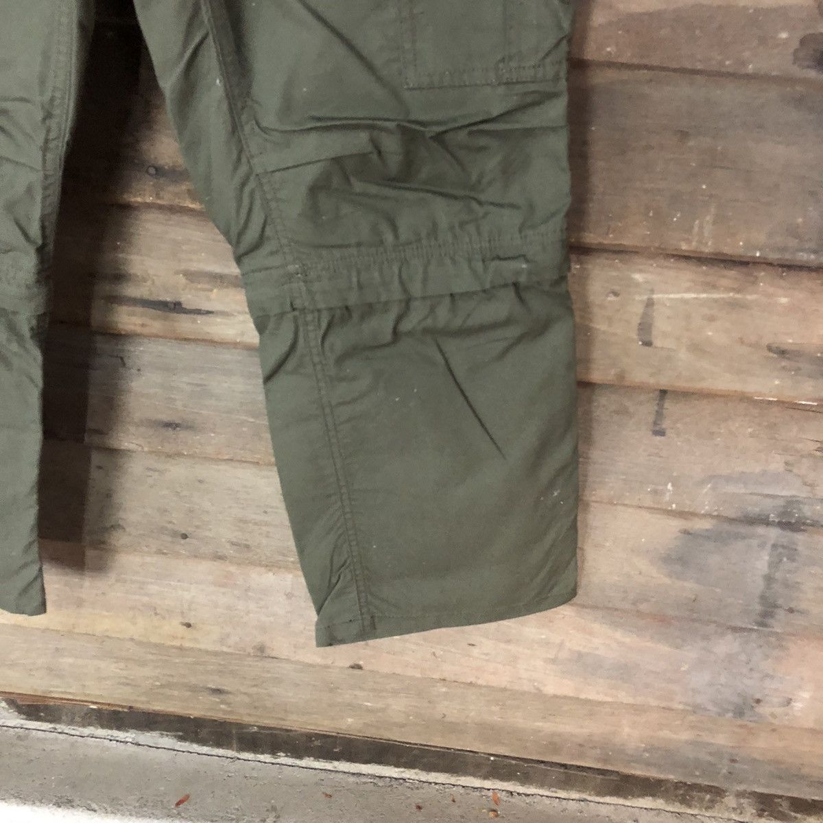 Japanese Brand Anti label hiking track multi pocket Green Cargo Pants #4471 Size US 30 / EU 46 - 9 Thumbnail