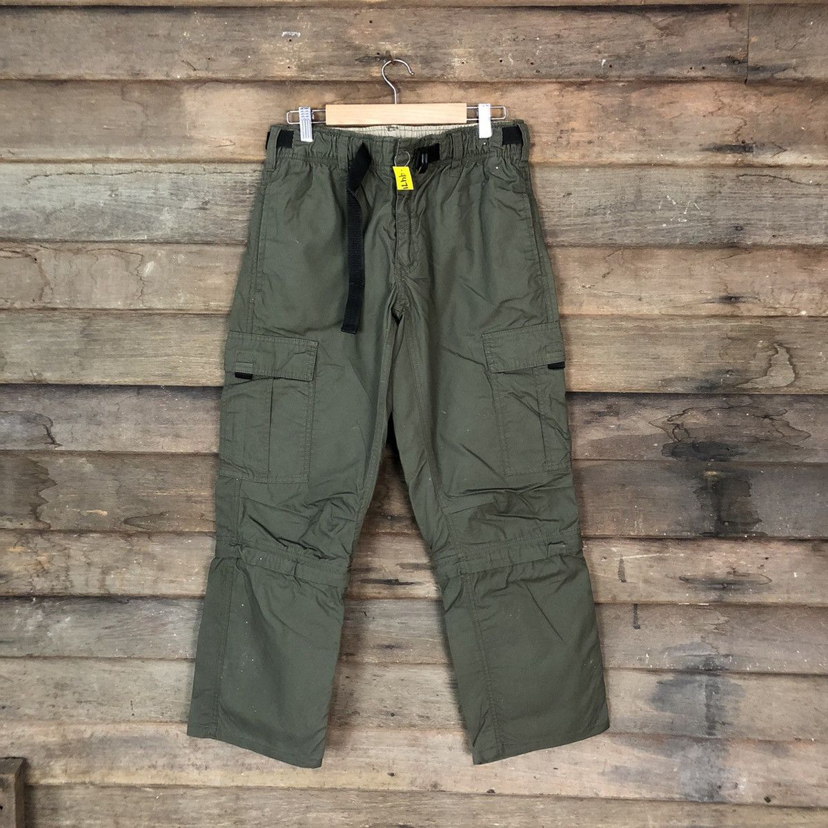 Japanese Brand Anti label hiking track multi pocket Green Cargo Pants #4471 Size US 30 / EU 46 - 1 Thumbnail