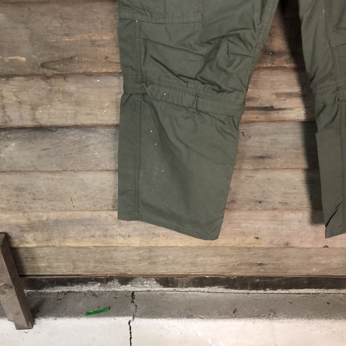 Japanese Brand Anti label hiking track multi pocket Green Cargo Pants #4471 Size US 30 / EU 46 - 8 Thumbnail
