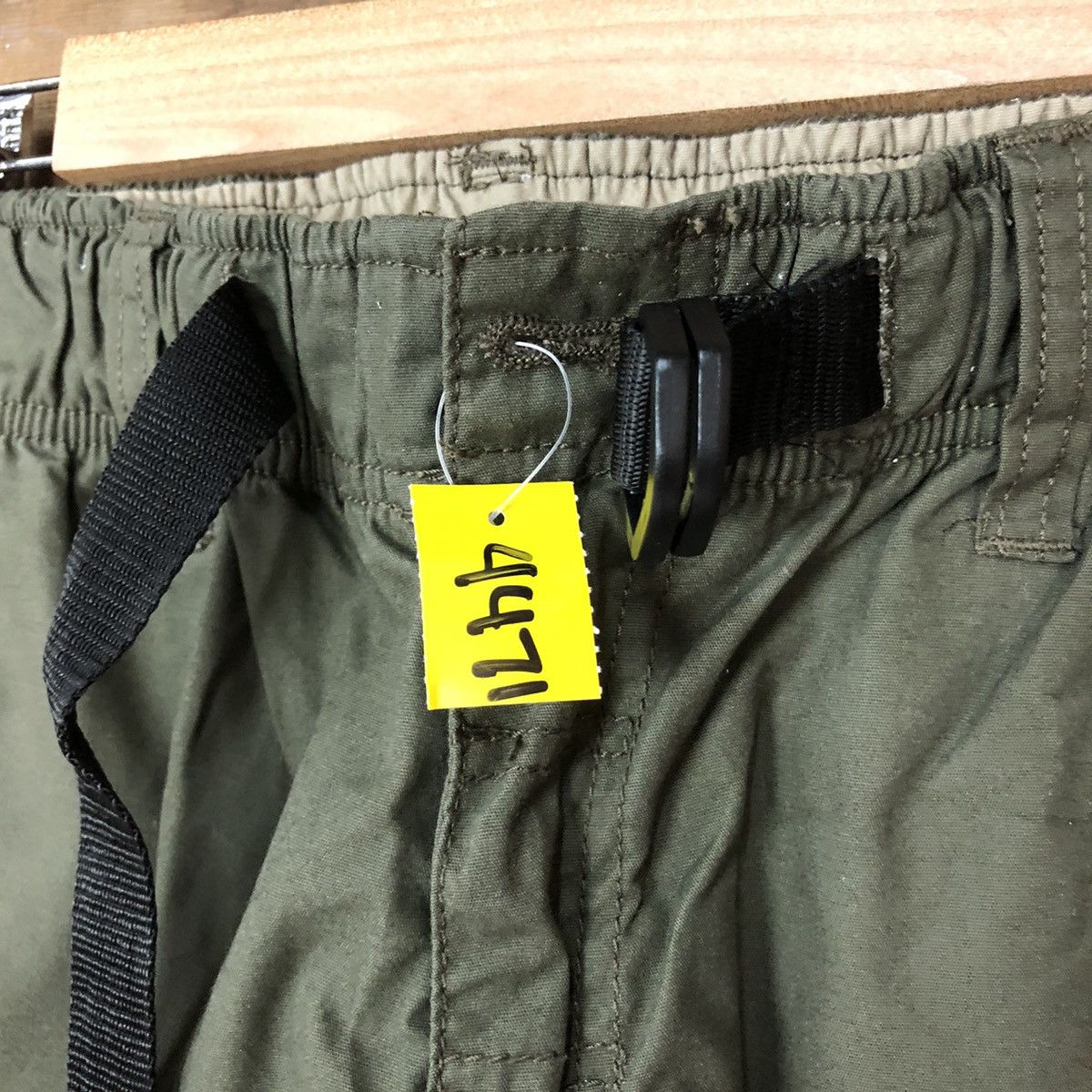 Japanese Brand Anti label hiking track multi pocket Green Cargo Pants #4471 Size US 30 / EU 46 - 10 Thumbnail