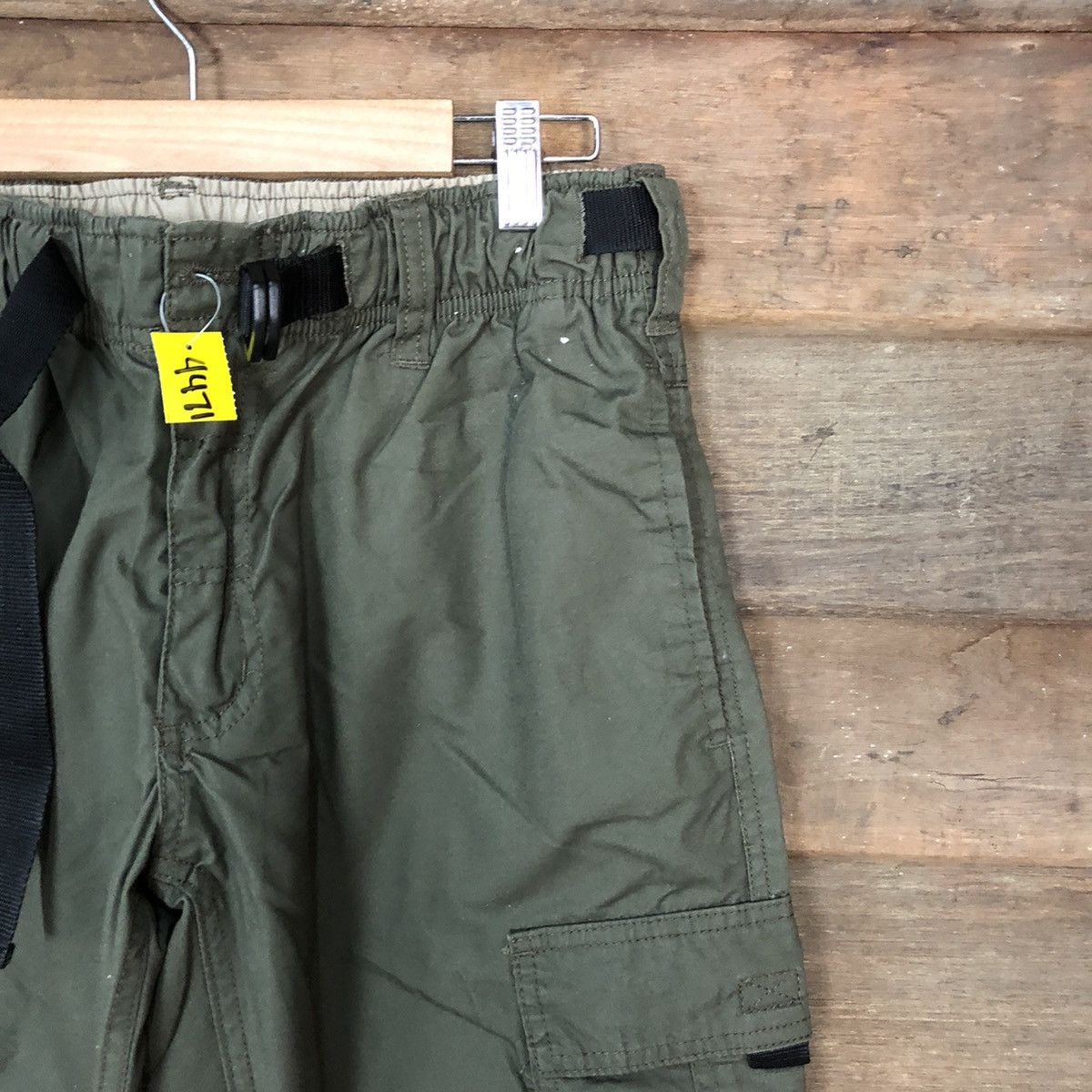 Japanese Brand Anti label hiking track multi pocket Green Cargo Pants #4471 Size US 30 / EU 46 - 5 Thumbnail