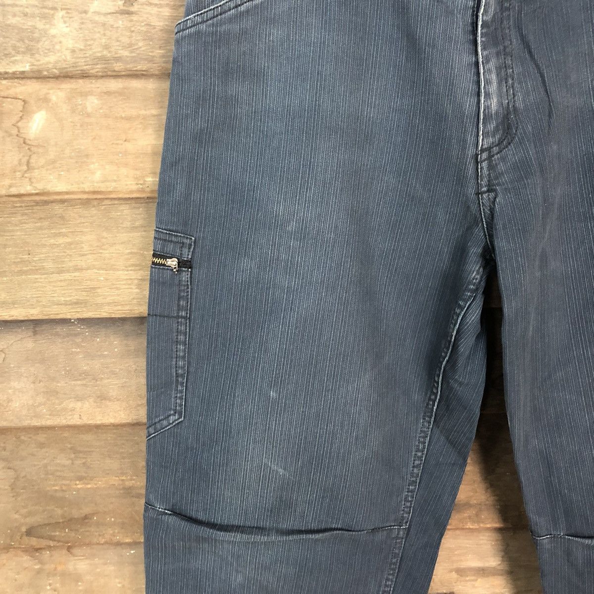 Faded Glory Dog Man Dark Blue multi pocket streetwear Cargo Pants #4468 Size US 35 - 6 Thumbnail