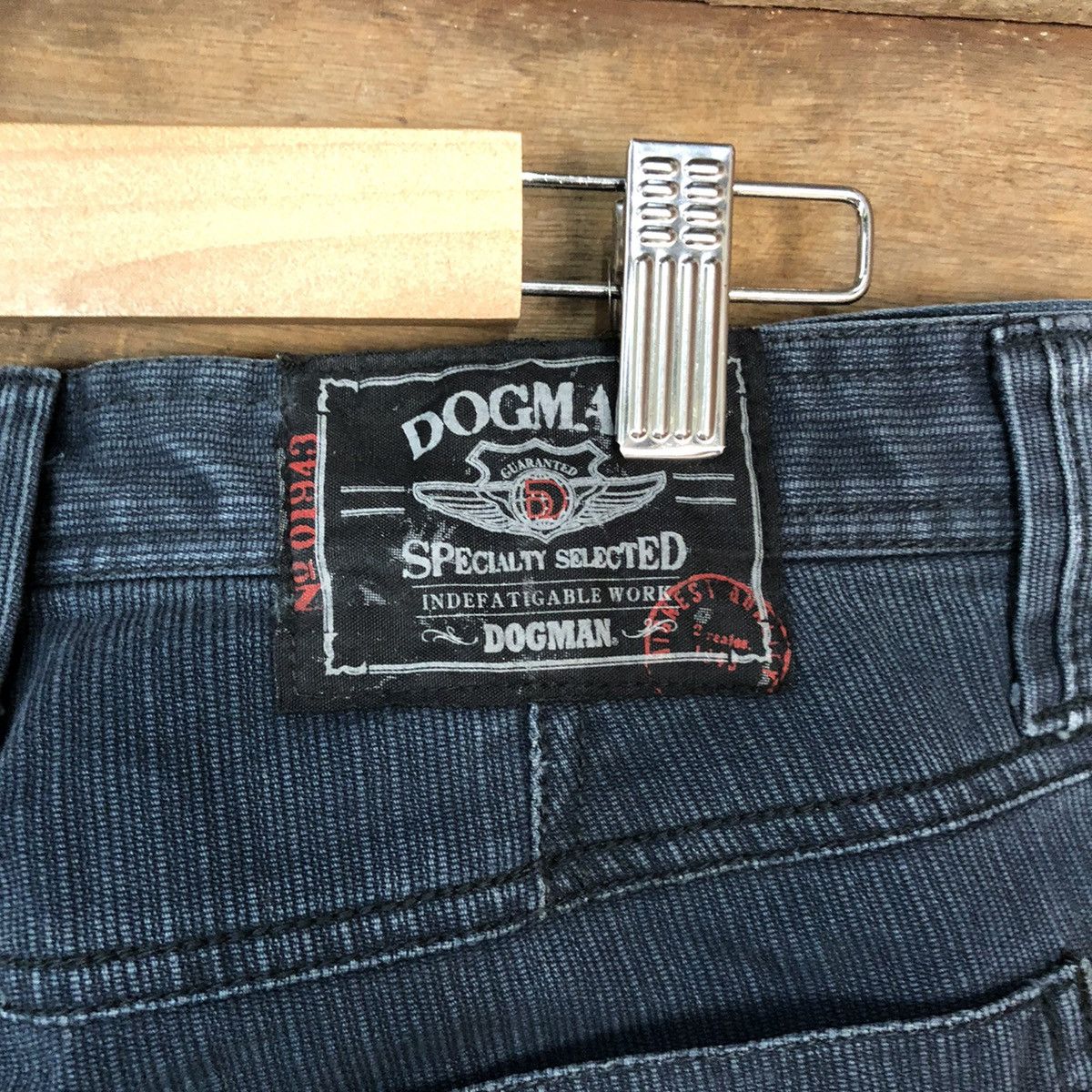 Faded Glory Dog Man Dark Blue multi pocket streetwear Cargo Pants #4468 Size US 35 - 16 Thumbnail
