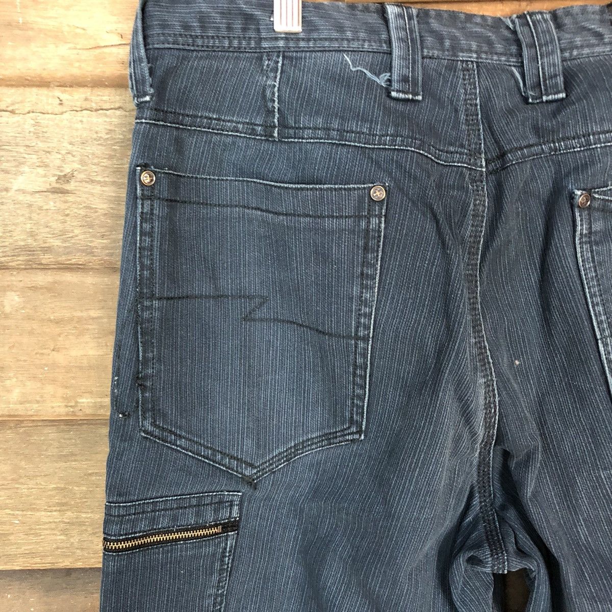 Faded Glory Dog Man Dark Blue multi pocket streetwear Cargo Pants #4468 Size US 35 - 14 Thumbnail