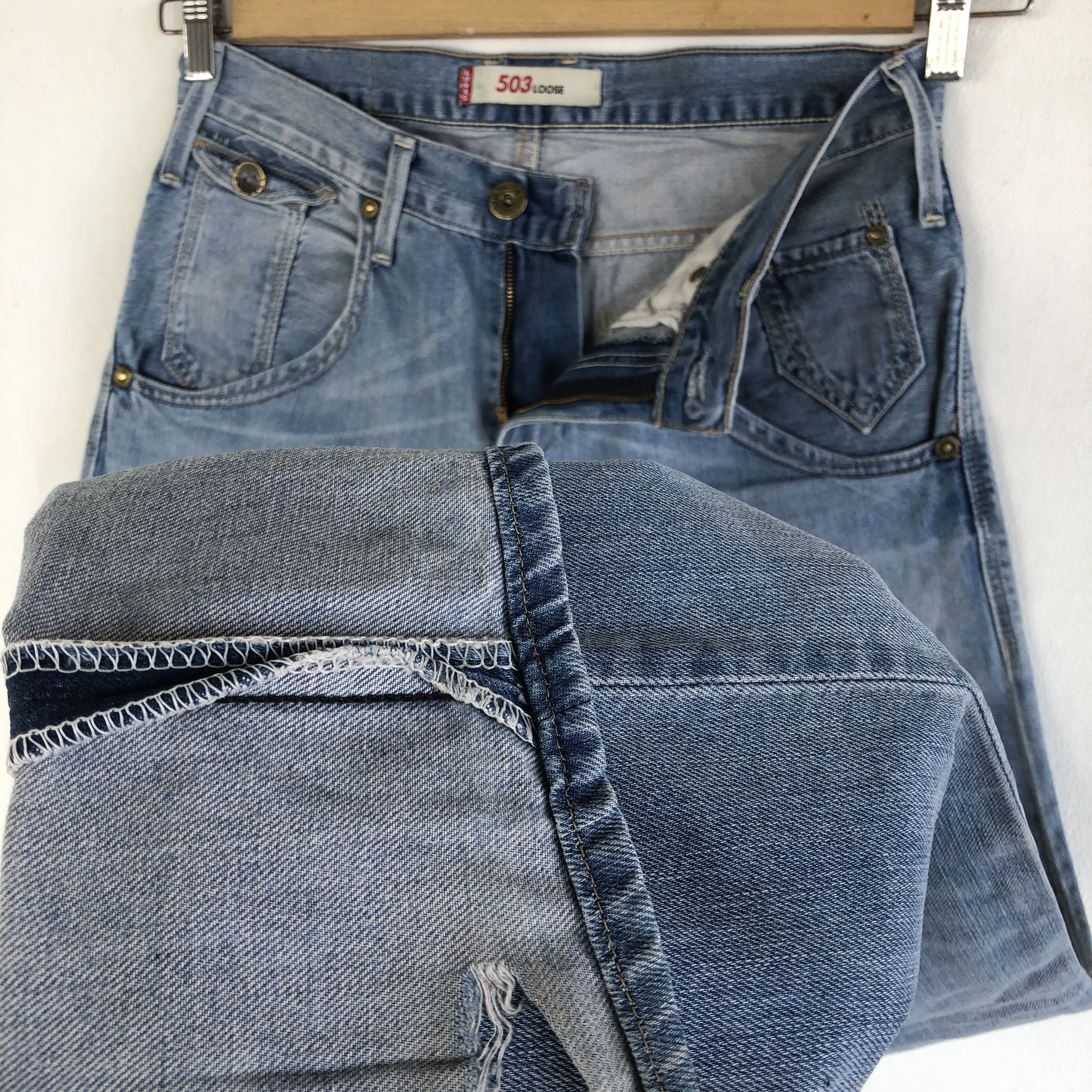 Levi's Vintage Levis Sun Faded Jeans Levi's Light Wash Denim Size 30" / US 8 / IT 44 - 8 Thumbnail
