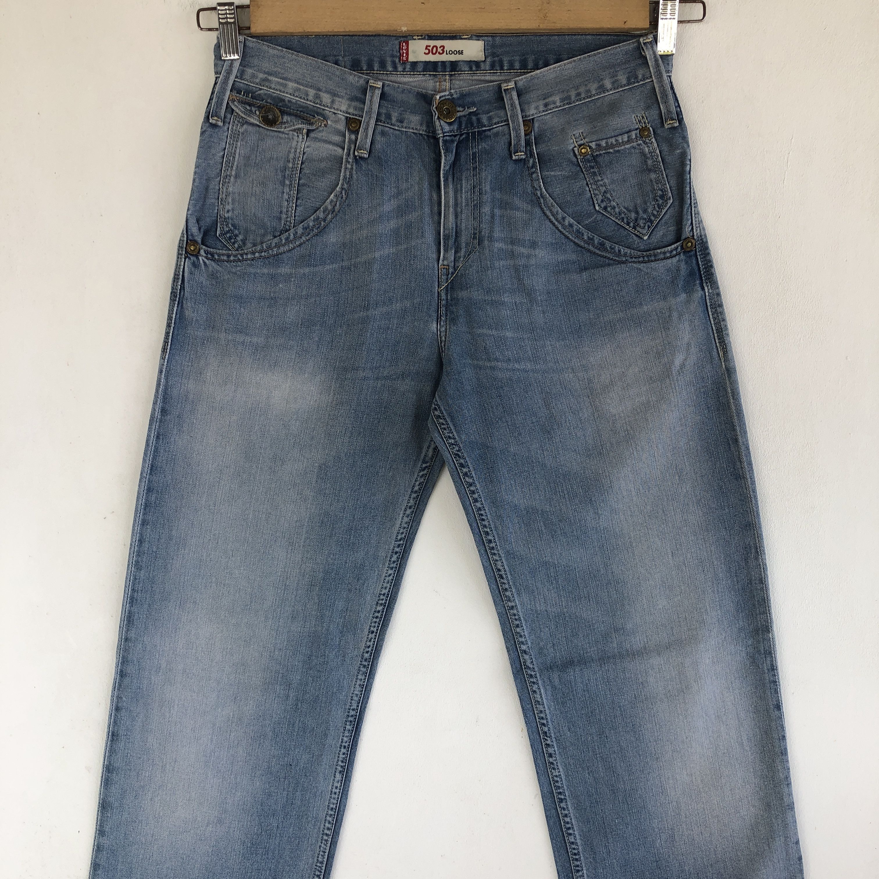 Levi's Vintage Levis Sun Faded Jeans Levi's Light Wash Denim Size 30" / US 8 / IT 44 - 3 Thumbnail