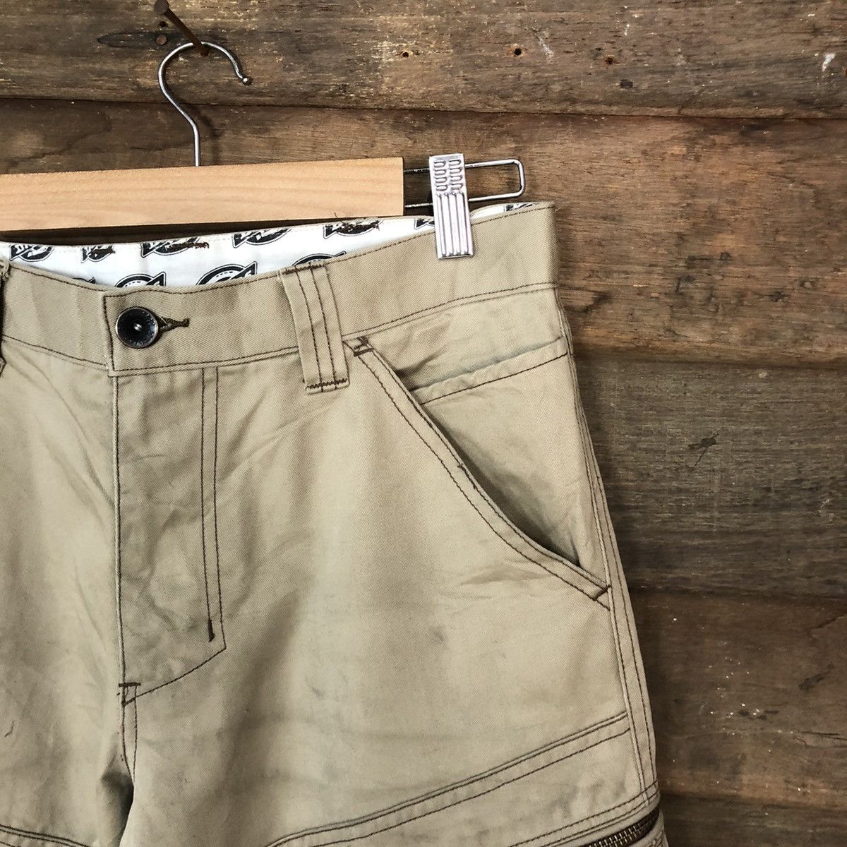 Dickies Dickies Brown dirty thrashed utility Cargo Pants #6905 Size US 31 - 5 Thumbnail