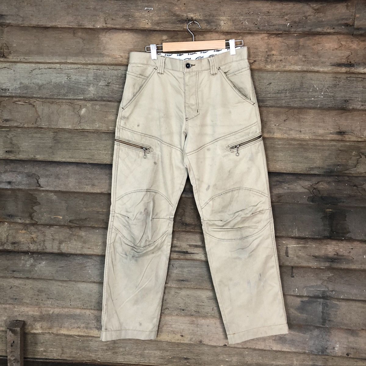 Dickies Dickies Brown dirty thrashed utility Cargo Pants #6905 Size US 31 - 1 Thumbnail