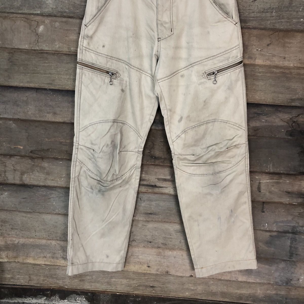 Dickies Dickies Brown dirty thrashed utility Cargo Pants #6905 Size US 31 - 3 Thumbnail