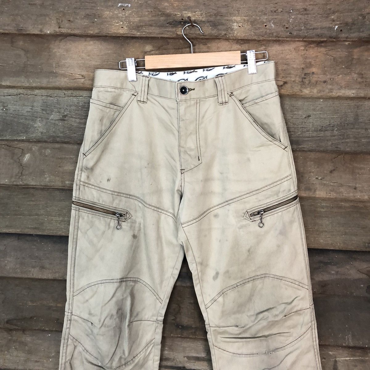 Dickies Dickies Brown dirty thrashed utility Cargo Pants #6905 Size US 31 - 2 Thumbnail