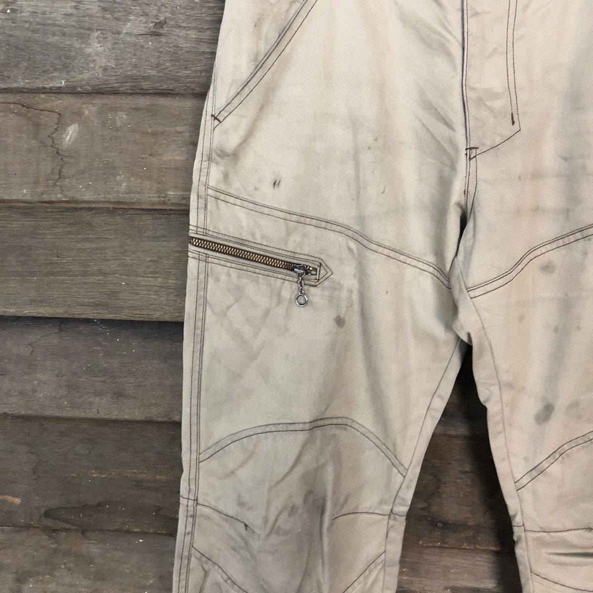 Dickies Dickies Brown dirty thrashed utility Cargo Pants #6905 Size US 31 - 6 Thumbnail