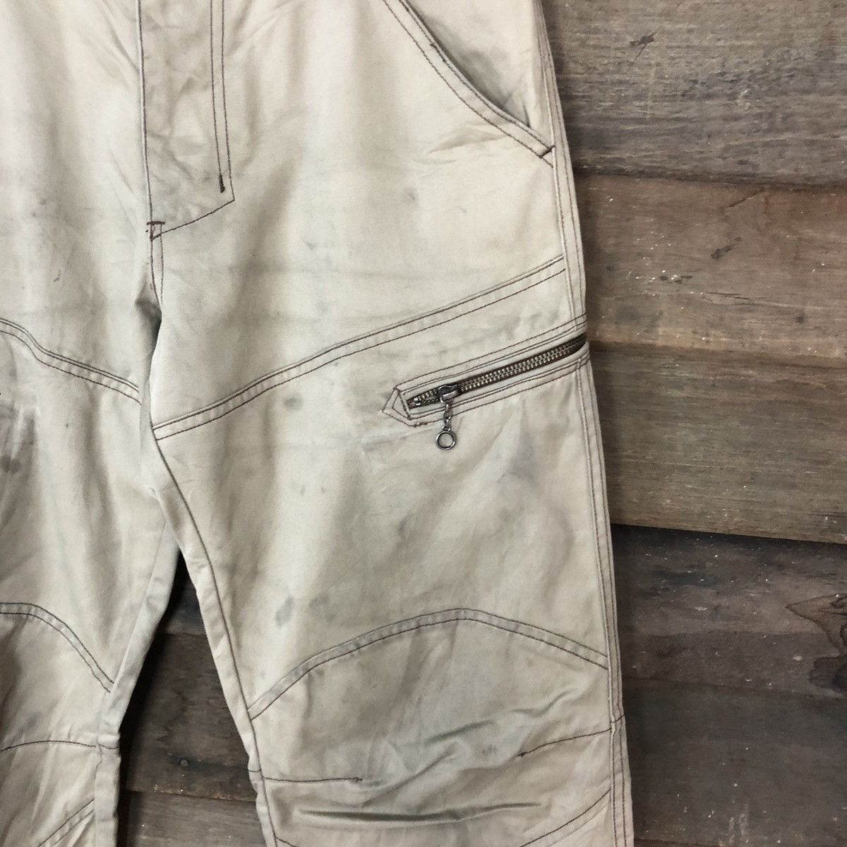 Dickies Dickies Brown dirty thrashed utility Cargo Pants #6905 Size US 31 - 7 Thumbnail