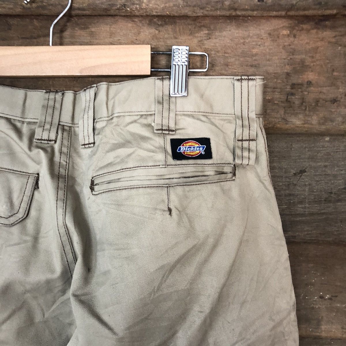 Dickies Dickies Brown dirty thrashed utility Cargo Pants #6905 Size US 31 - 15 Thumbnail
